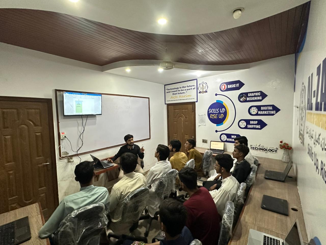 Students learning