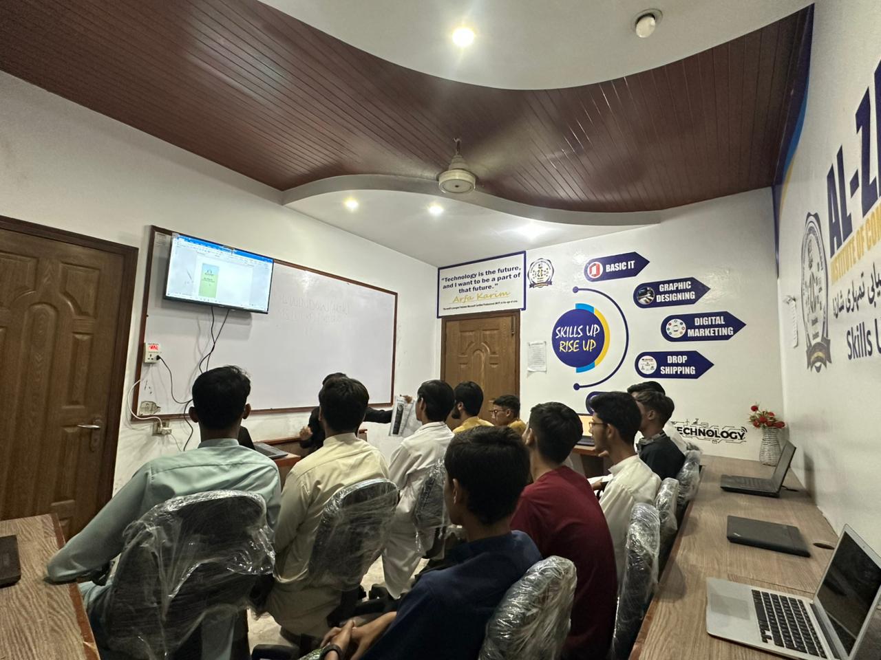 Students attending lecture