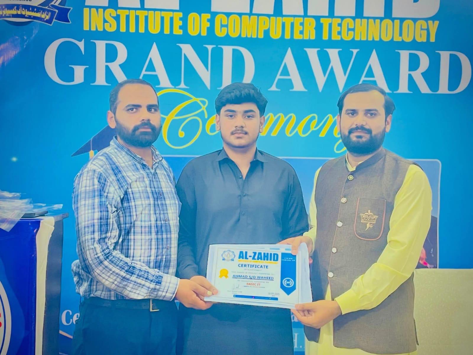 Certificate distribution